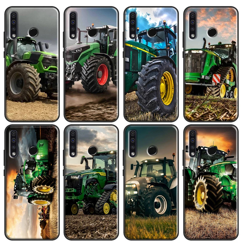 Farm Vehicle Tractor Soft For Huawei Honor 7C 4C 6C 7A Pro 8 9 10 20 10X Lite 8A 9A 8S 7S 6X 9X 8X 10i Case