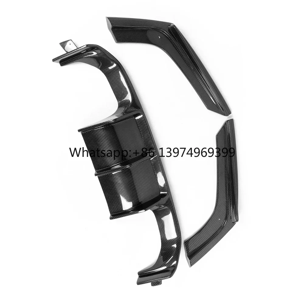 Dry  Gloss Exterior V Style Rear Lip for BMW M3 M4 F80 F82