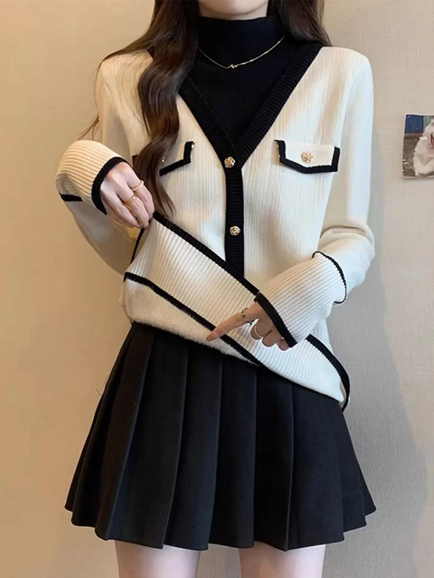 

Faionable Knitted Long Sve f High Collar Sweater Autumn Winter plus Size Boting irt Casual Loose Fit Soft Knitwear