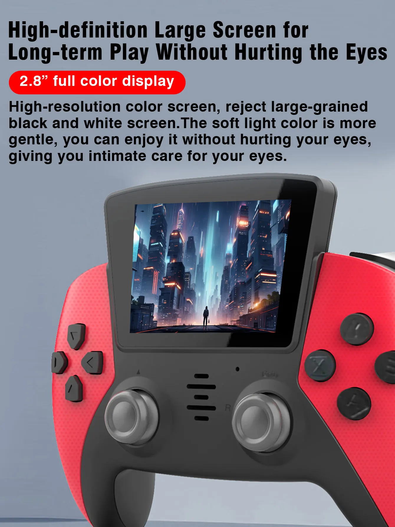 Portable Mini Handheld Game Console 2.8 Inch 16 Bit 2000 Video Pocket Player Handheld Game Player Support for 10 Emulators