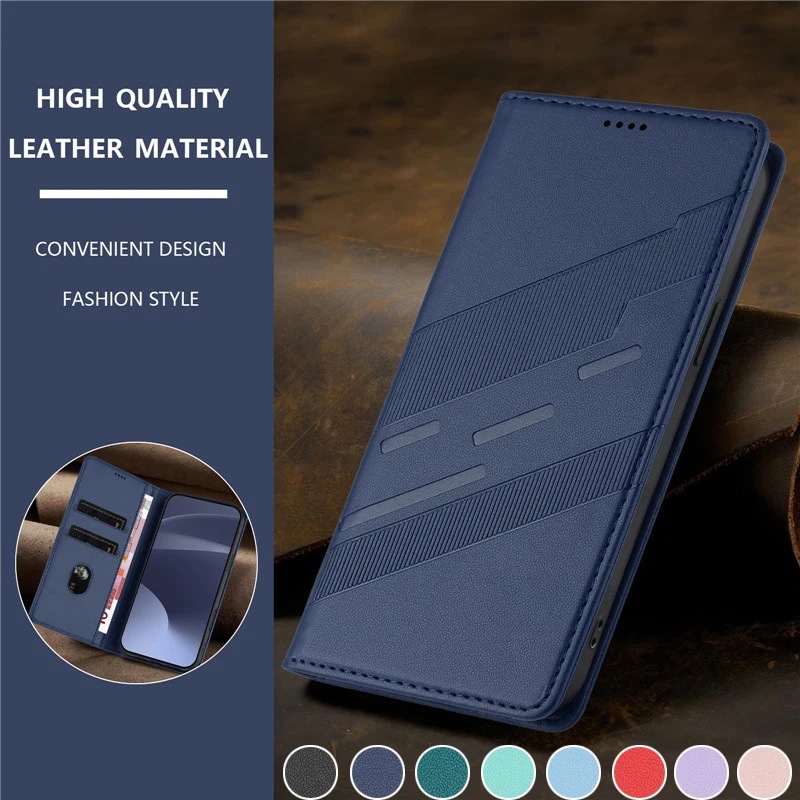 Reno15 Fundas Luxury Flip Phone Case For OPPO Reno 15 14 13 12 FS F Reno15 F Pro Max 4G 5G Wallet Cover Leather Protective Bags