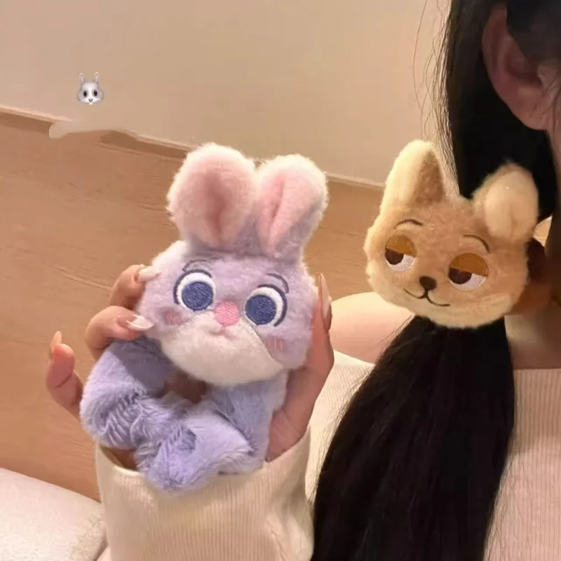 Leuke Judy Nick Pluche Haarbanden Dames Pluizige Pluche Zootopia Bunny Fox Haarbanden Haaraccessoires Kerstcadeau