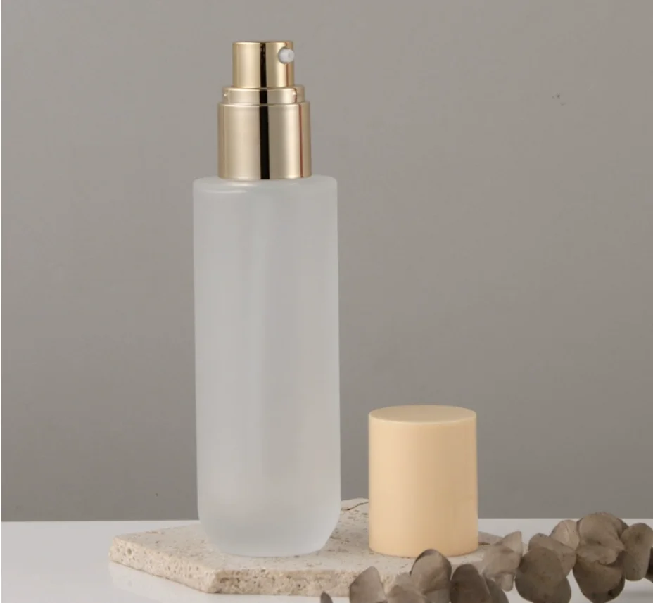 30 مللي-120 مللي زجاجة من الزجاج البلوري مصل جوهر الرطوبة/غسول/مستحلب/أساس/حبر مياه المرحاض العناية بالبشرة مستحضرات التجميل التعبئة #2