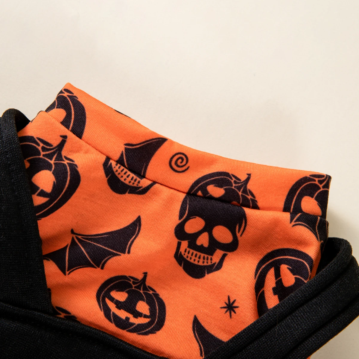 Halloween-Kostüm für Hunde, Kürbis-Schädel-Print, vierbeiniger Haustier-Overall für kleine Hunde, Welpen-Feiertagsoutfit – Detail 9