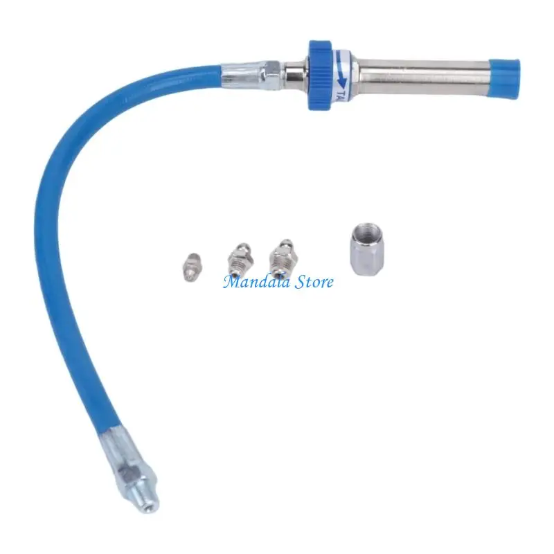 U2JC Grease Coupler Nozzle Hose Easy to Use Lockable for Effective Lubrication