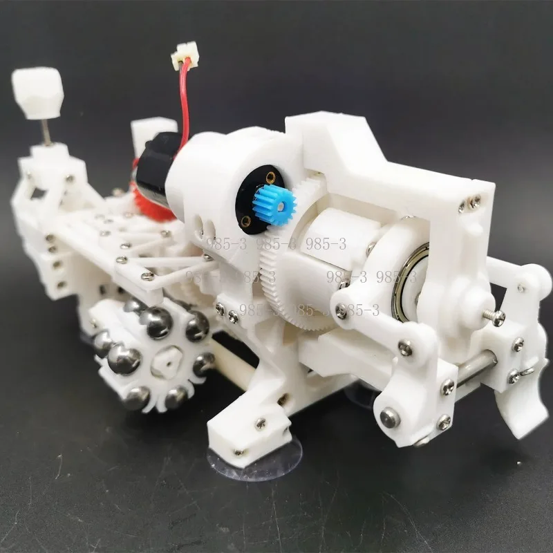 modele-dynamique-de-transmission-imprime-en-3d-selecteur-d'embrayage-inverse-structure-de-voiture-manuelle-a-5-vitesses