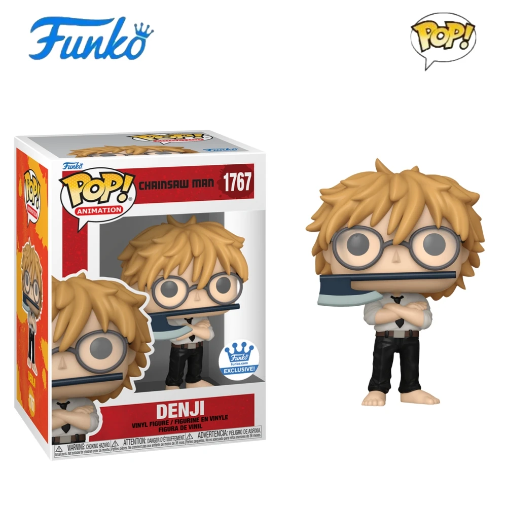 

Человек с бензопилой, аниме-фигурка Denji Operation Super Smart # 1767 Виниловая фигурка Funko Pop, 4,25 дюйма, Коллекционная игрушка ограниченного выпуска, подарок