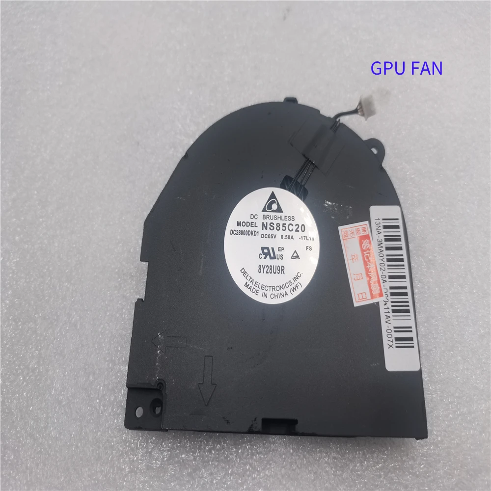 CPU GPU Laptop Cooling Fan For Lenovo Legion Y7000 2018 Y7000-1060 1050 Y530 Y530-15ICH DFS200105BR0T 4 wire