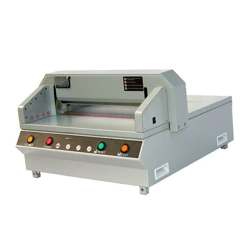 T-450VG + Desktop Electric Paper Cutter Tender Document Paper Cutting Semi-automatic Certificate Cutter Office Graphics