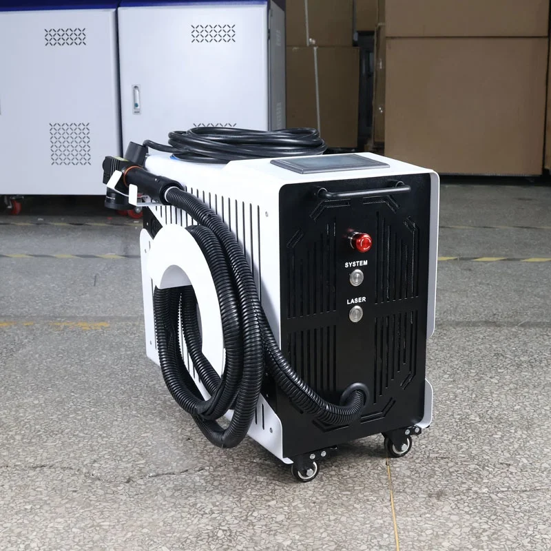 200W 300W 500W Pulse Handheld Laser Cleaning Machine JPT Laser Source/ZBTK Portable Laser Cleaning for Metal and Wood