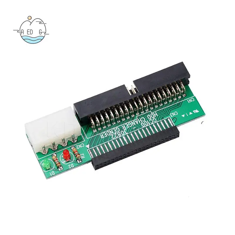 AED6-44Pin 2.5 Inch Ide To 3.5 Inch Ide 40Pin Interface Hard Disk Drive Hdd Converter Adapter For Laptop Desktop Pc Computer