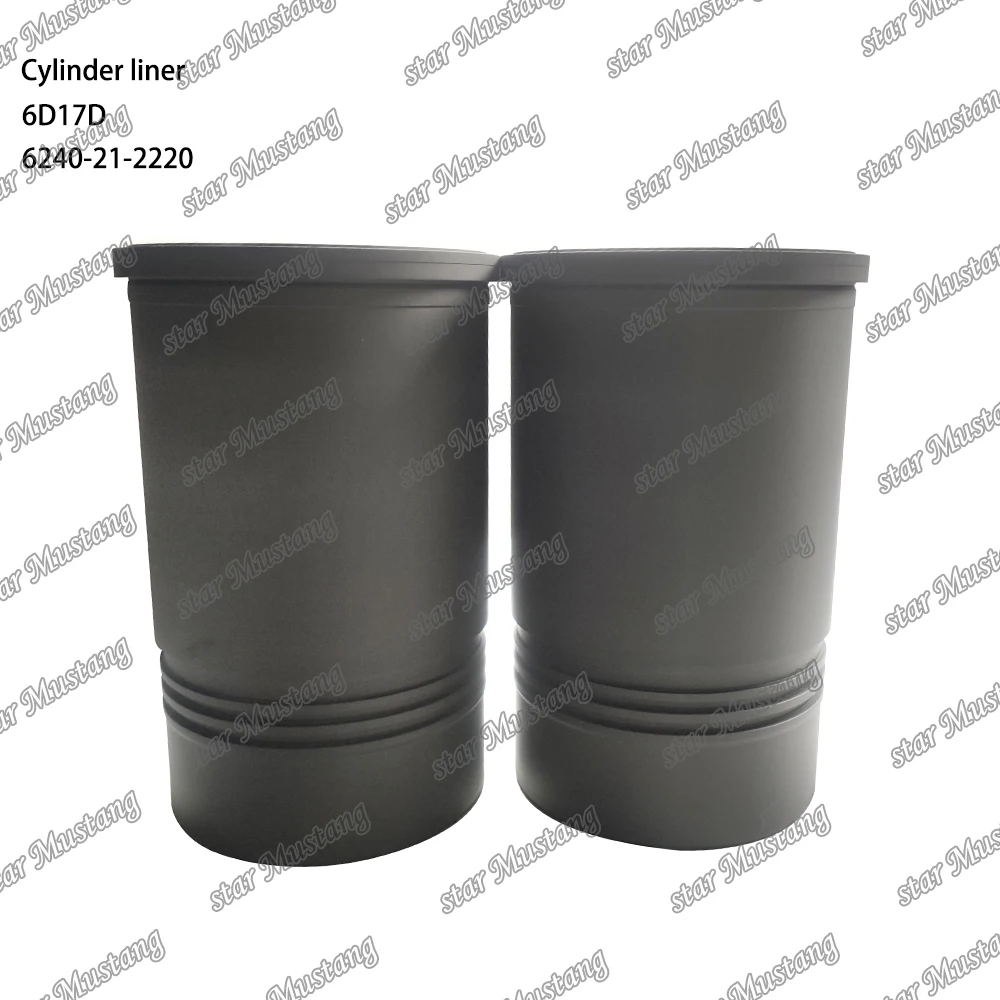 6D17D Cylinder liner 6240-21-2220 Suitable For Komatsu Engine Parts