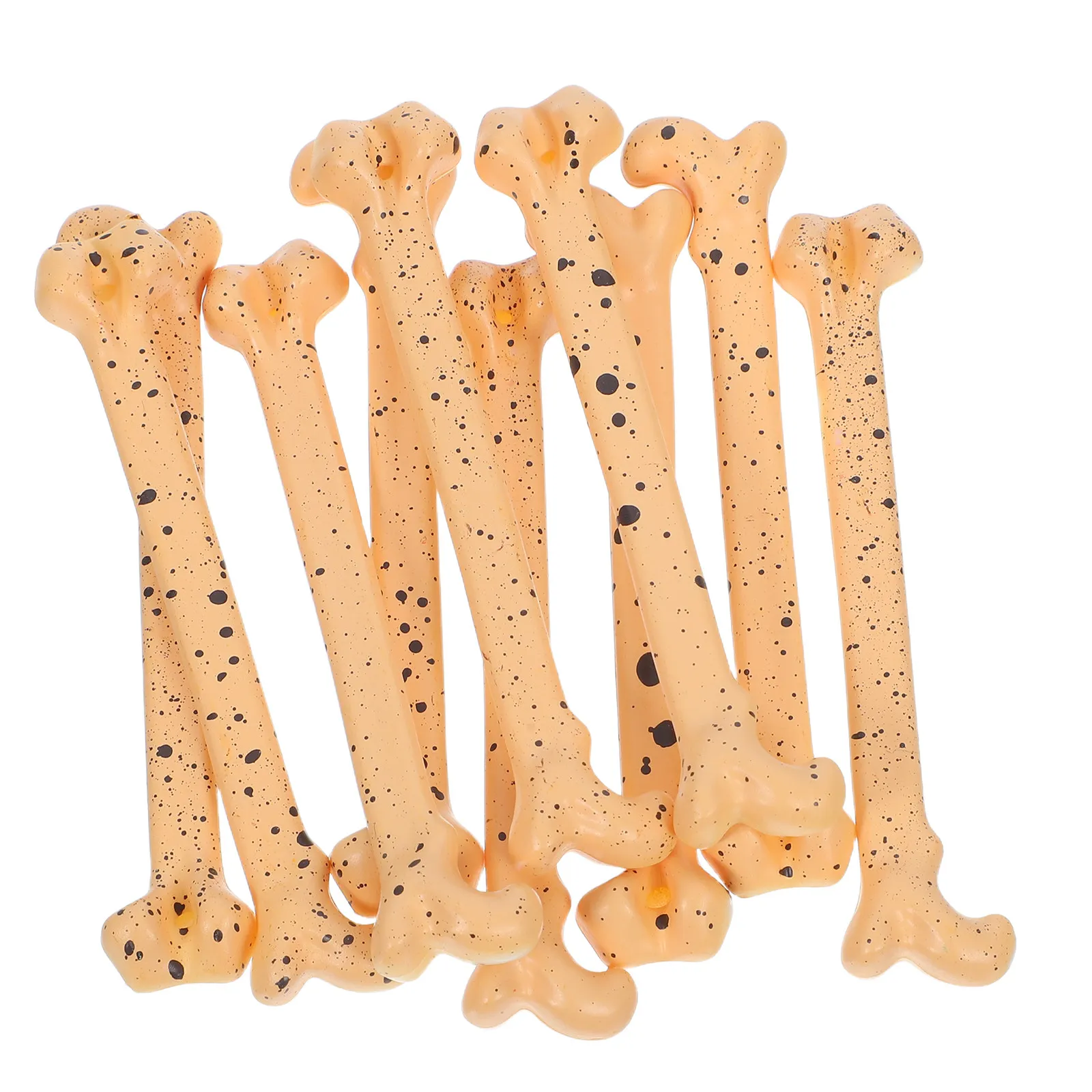 

10Pcs Fake Bones Halloween Decoration Realistic Mini Bones for Craft Supplies Tabletop Decor Party Props Spooky Scene
