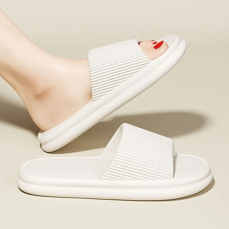 Nuevas zapatillas de nube para mujer, chanclas para hombre, sandalias de playa, chanclas antideslizantes para baño, zapatillas para hombre y mujer, zapatos de casa para interior