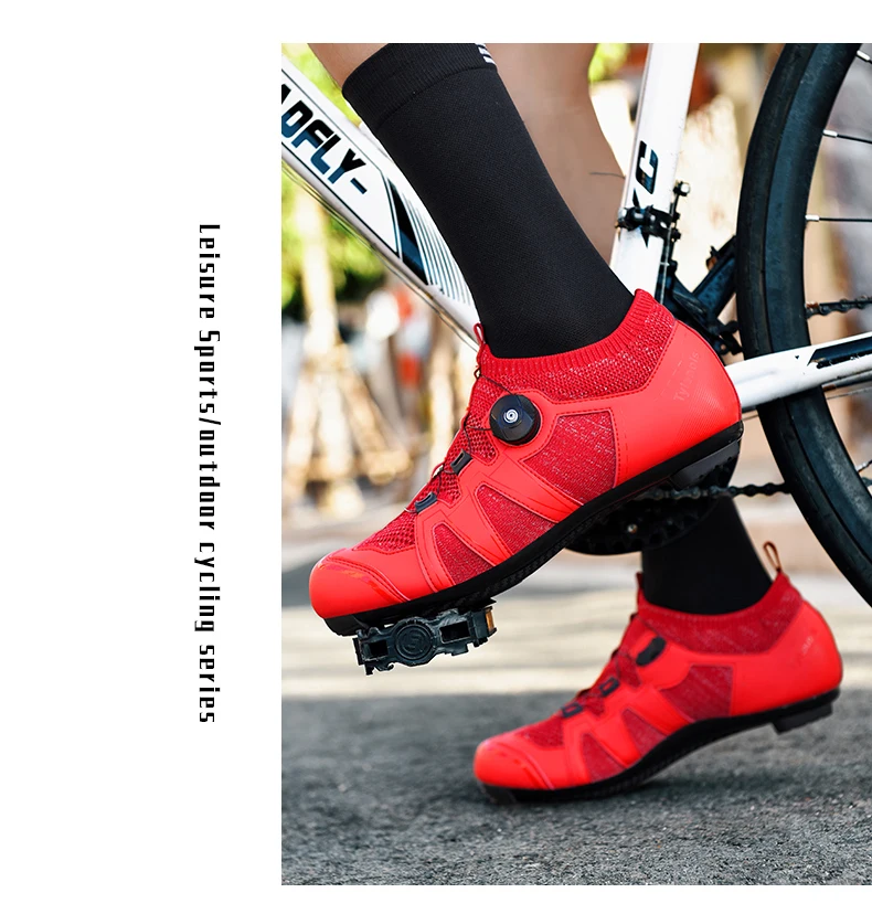 Männer MTB Radfahren Schuhe Atmungsaktive Stollen Rennrad Schuhe Racing Geschwindigkeit Turnschuhe Frauen Mountainbike Schuhe für Shimano SPD SL – Detail 12
