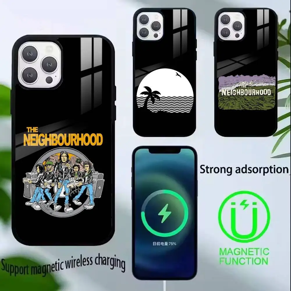 

Band NBHD The Neighbourhood Phone Case For iPhone17,16,15,14,13,12,11 Plus,Pro Allows magnetic wireless charging