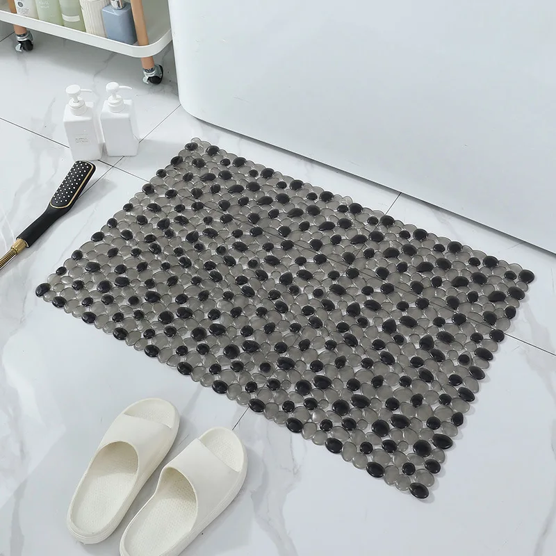 Bath Mat PVC Foot Mat Bathroom Rug Bathroom Carpet Non-slip Mat Modern Bathroom Accessories Bathroom Supplies