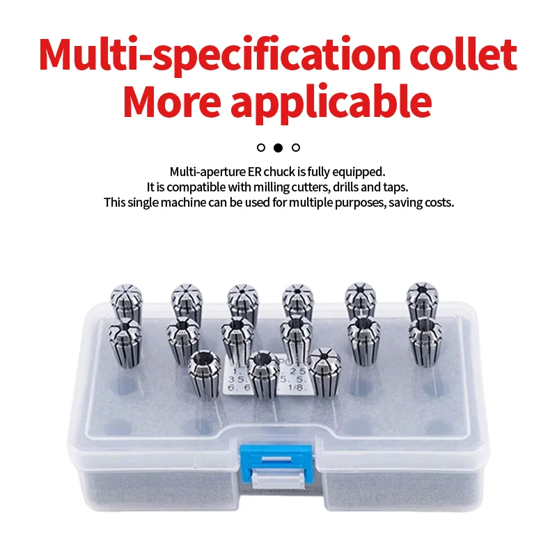 ER11 Extension Rod Set C8 C10 C12 C16 C20 ER11 ER16/20 100 150L CNC Milling Lengthen Tool  ER Collet Set ER Spring Collect Chuck