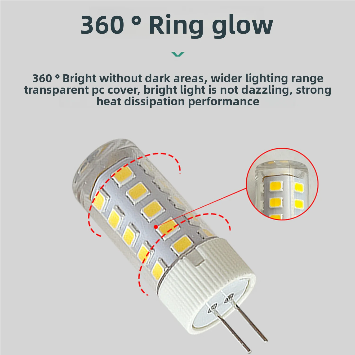 10Pcs G4 LED Light 7W AC 220V 230V 240V G4 LED Lamp LED Bulb SMD 2835 LED G4 Light Replace 30/40W Halogen Lamp Chandelier Light