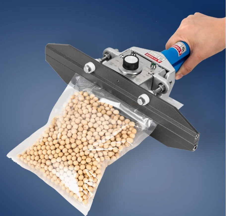 FKR300 Portable Sealing Machine Direct-Heat Plier Impulse Sealer for Composite Aluminum Foil And Plastic Bag Sealing