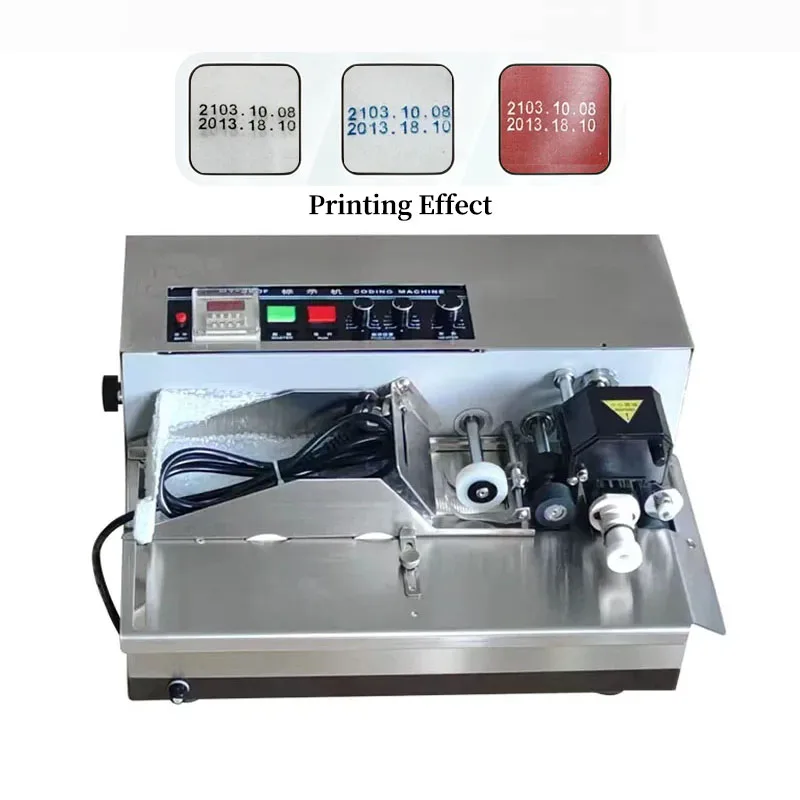 MY-380F Automatic Colored Coding Machine Stainless Steel Production Date Character Coding Machine Solid Ink Wheel