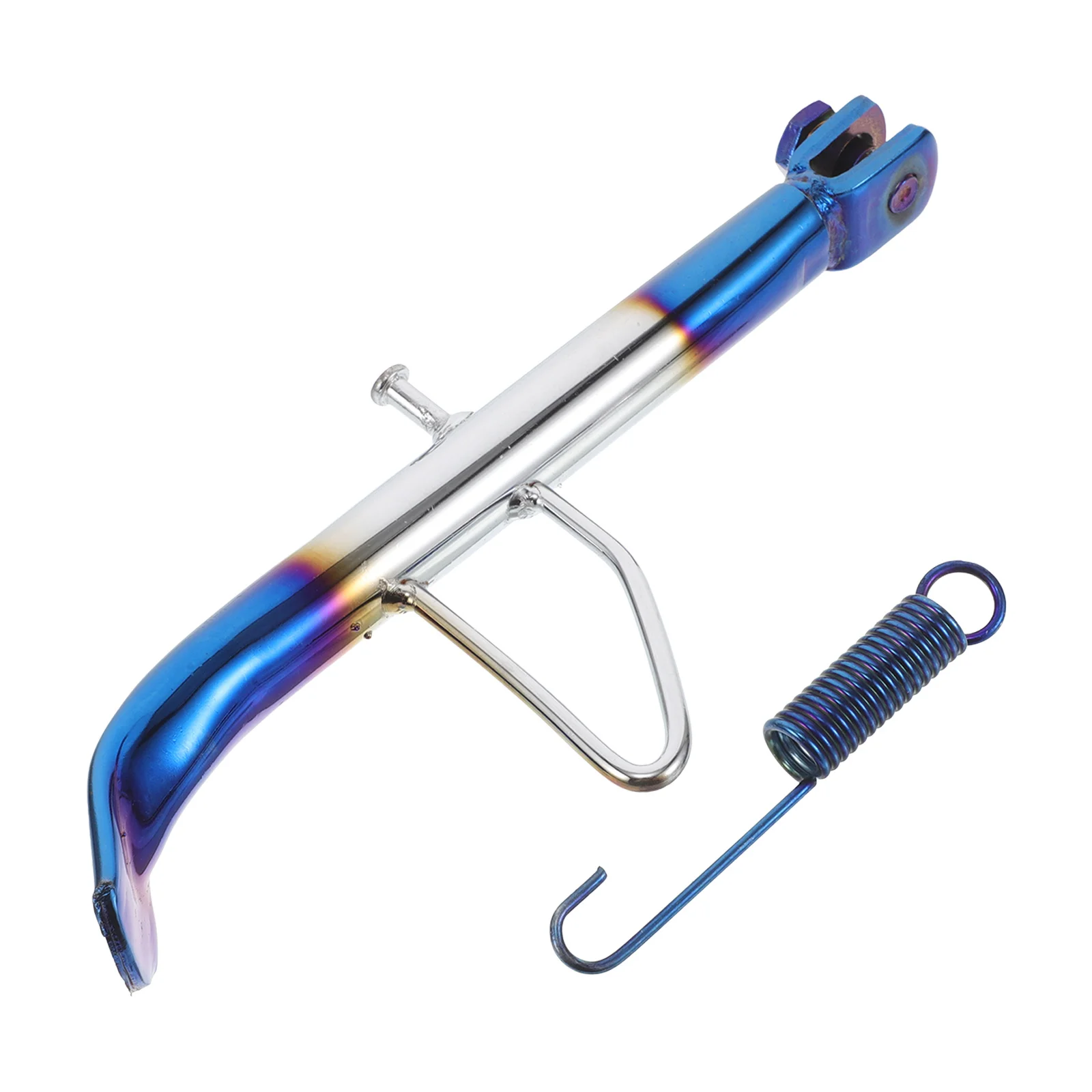 

Metal Motorcycle Side Kickstand Universal Motorbike Stand Holder Iron Titanium Burn Finish Stable Support Motorcycle Kickstand