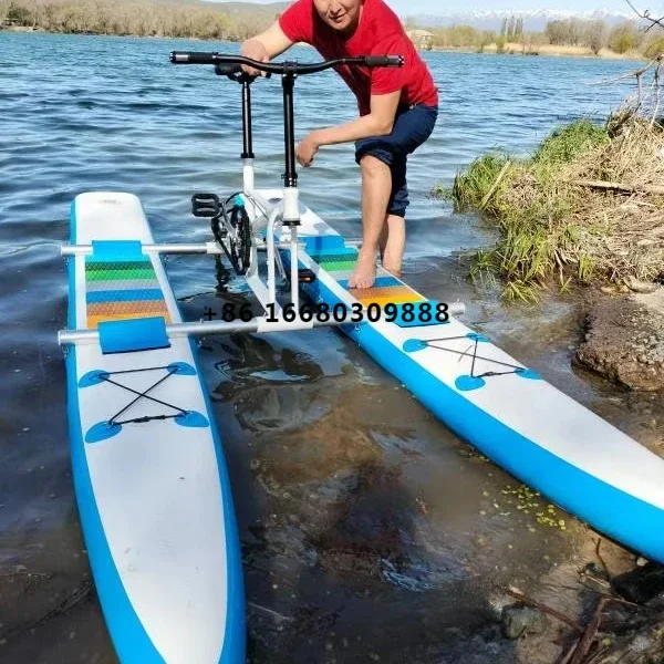 

New water bikes sport game product Light Weight Water Bike Floating Pedal Bicycles on Lake / Sea