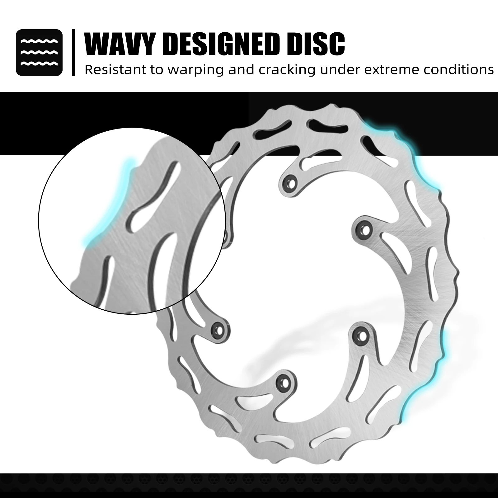 Rotores de disco de freno delantero y trasero de 260/220mm para KTM TPi EXC 300 EXC-F 350 SX 125 SX-F 450 XC 200 400 XCF XCW 500 XCW-F 6D 1994-2022