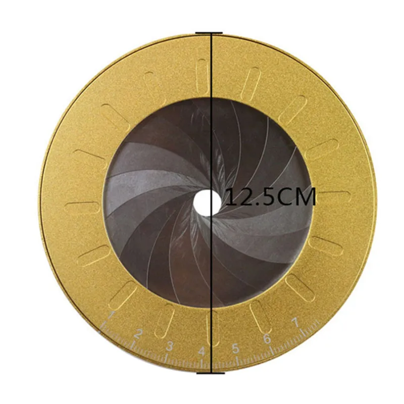12.5cm Creative Flexible Circle Drawing Tool Rotary Adjustable Round Measuring Painting Math Woodworking Tool