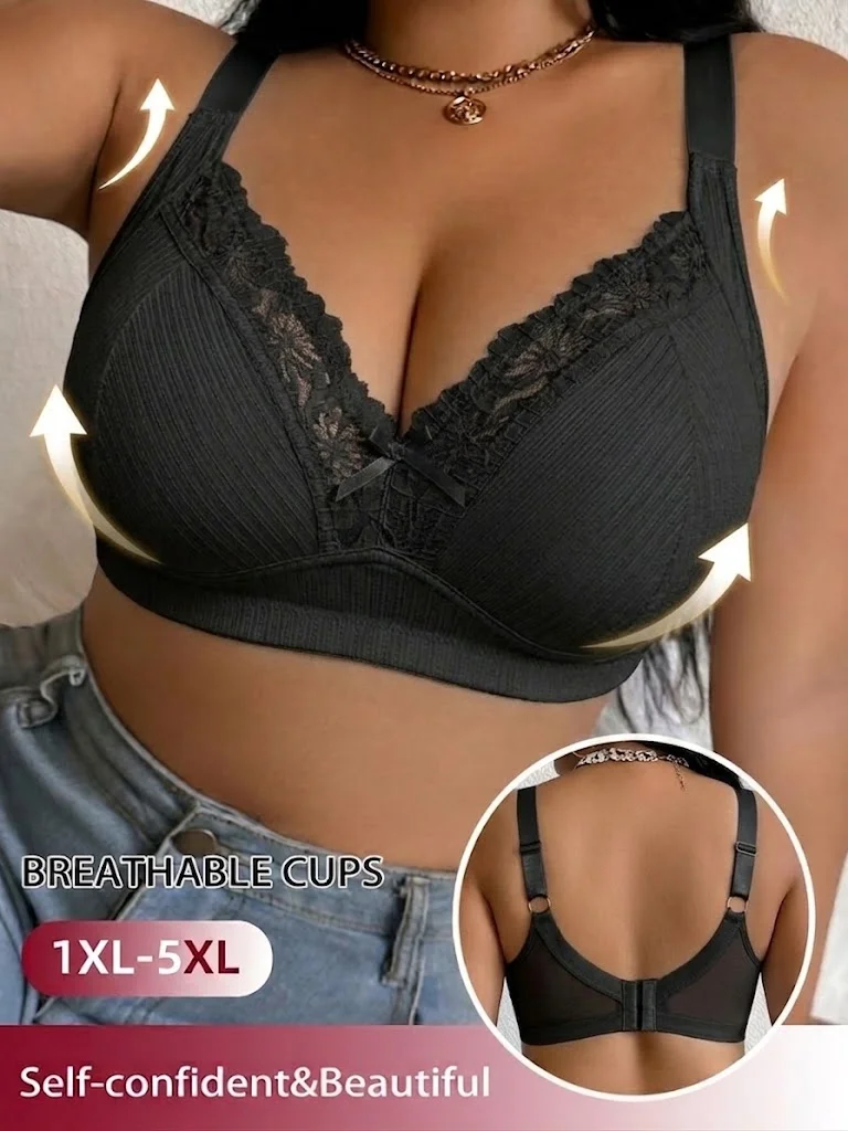 Sutiã Sem Fio Plus Size para M - Full Coverage Bra avaliação e preço