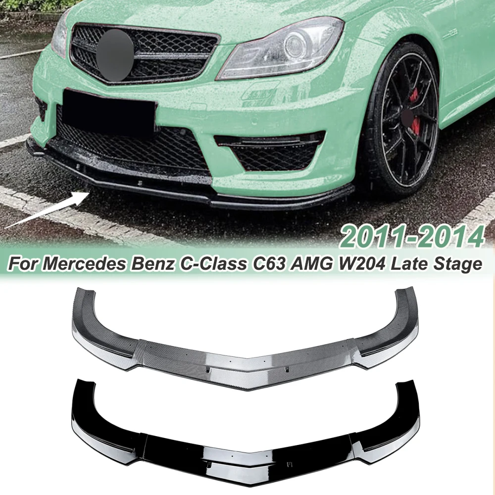 

Сплиттер для переднего бампера Mercedes Benz C-Class C63 AMG W204 Late Stage 2011-2014