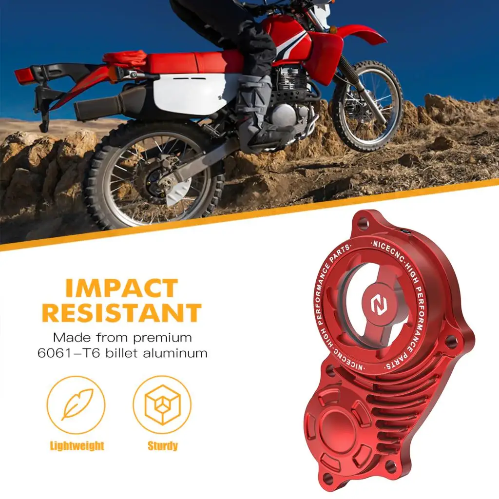 NICECNC لهوندا XR650R XR 650 R 2000-2007 2006 2005 2004 2003 2002 2001 دراجة نارية فلتر زيت غطاء تغليف CNC الخام الألومنيوم