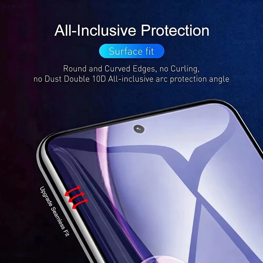 1-4PCS Curved Hydrogel Film For Motorola Edge 70 Fusion 60 50 Pro G56 G84 G85 G86 G15 G17 G35 G54 G55 G75 G96 Screen Protector