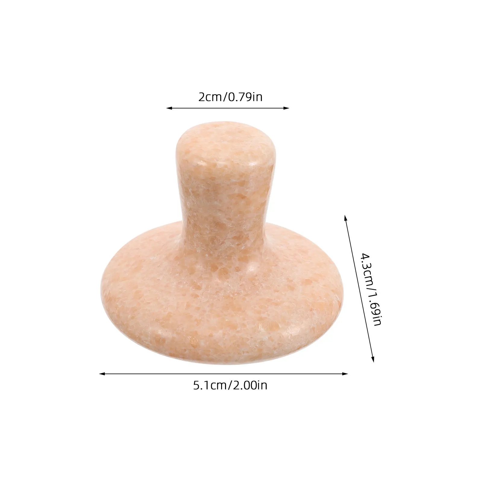 Natural Stone Mushroom Head Face Massager Portable Facial Sculpting Tool Relaxing Manual Skin Care Tool Reduces Fine Lines