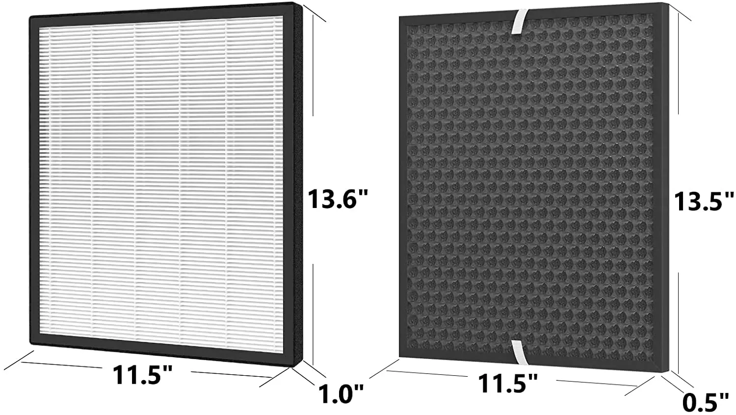 For GoKBNY 2 Pack LV-PUR131 Replacement Filters Compatible with Levoit LV-PUR131, LV-PUR131S, LV-PUR131-RF Air Purifier,