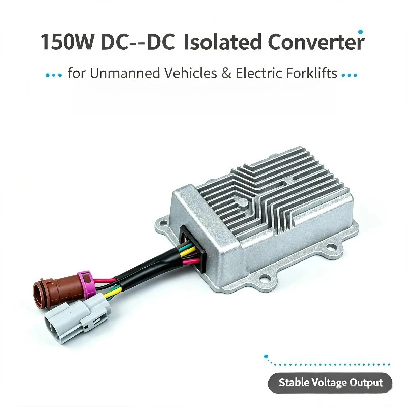150W DC‑DC Step‑Down Converter 18‑180V to 12V 14V 28V Voltage Reducer for Tricycle Forklift Power Supply Module