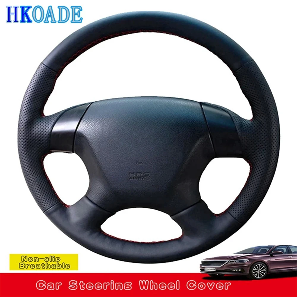 

Customize DIY Micro Fiber Leather Car Steering Wheel Cover For Honda Accord 7 2003 2004 2005 2006 2007 Odyssey 2005-2010