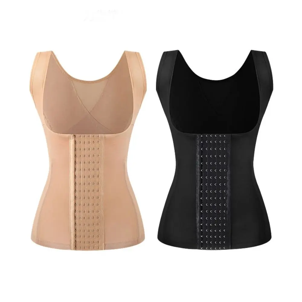 Mesh Slimming Body Shaper Plus Size Tummy Control Lace Trimmer Camisole Push Up Vest Thin Compression Shapewear Workout