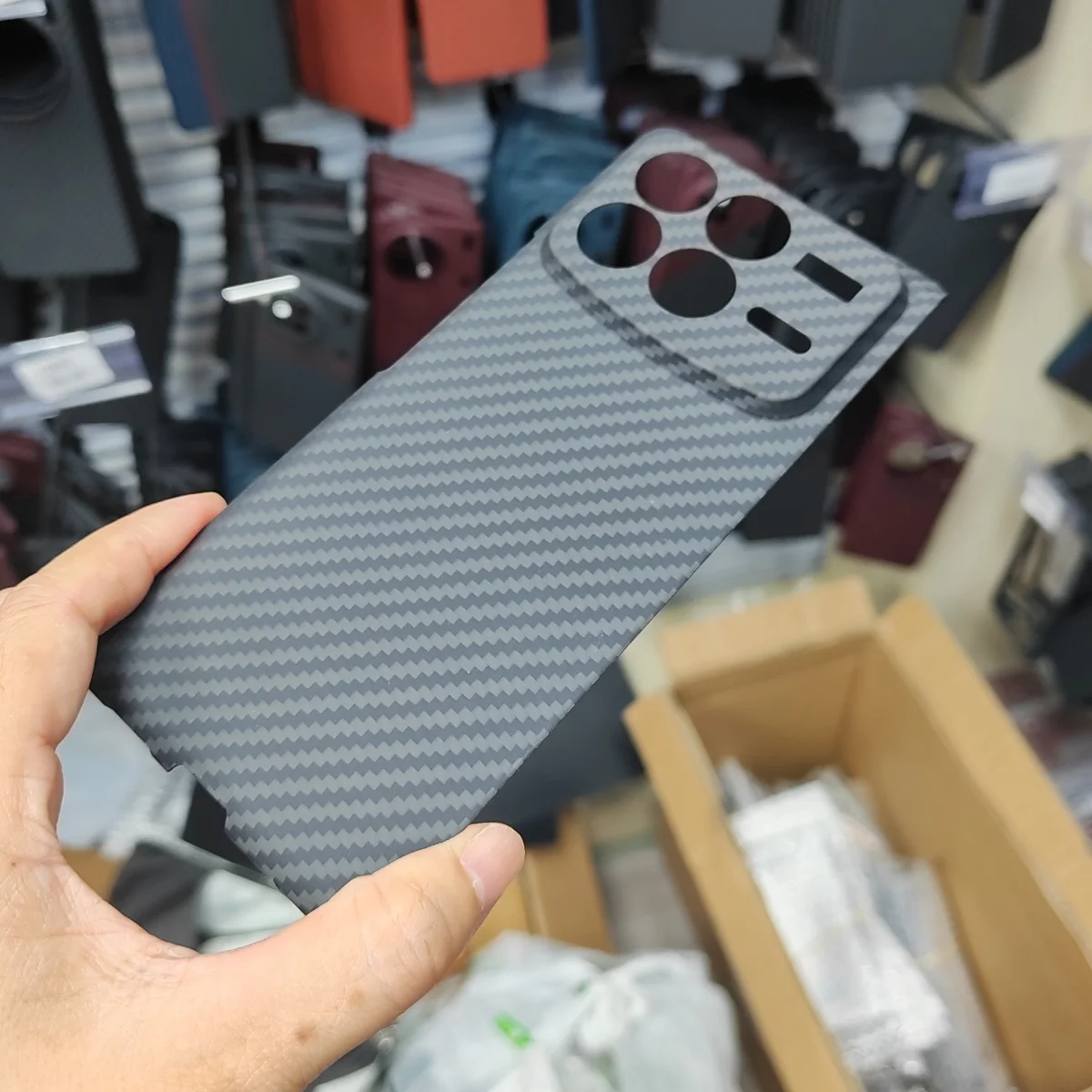Real Genuine Aramid Carbon Fiber Phone Case For Xiaomi Mix Fold 4 Fold4 Ultra Thin Shockproof Light Bumper Frame Shell Cover - Image 5