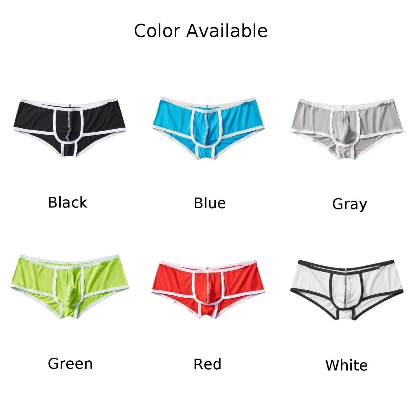 Men Boxer Shorts Scrotum Bulge Underwear Male Panties Sexy Soft Boxershorts Seamless Underpants Breathable Moisture