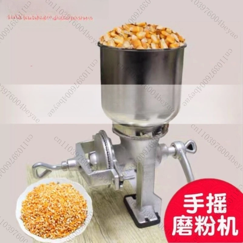 Manual Barley Malt Mill Grain Grinder Crusher Dry Grain Corn Nuts Manual Crank Grinder