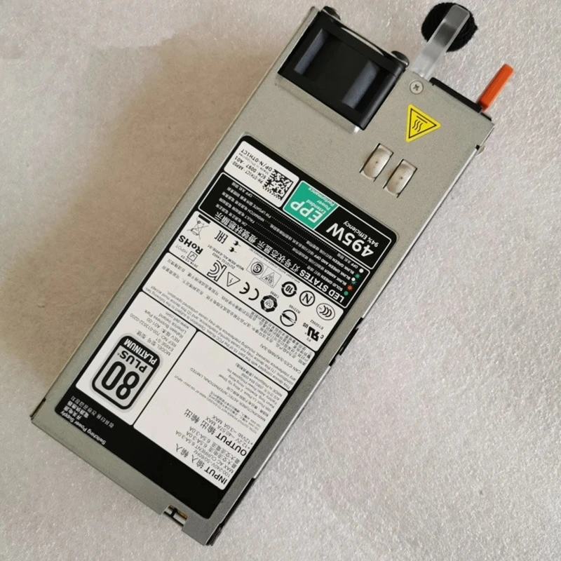 New Original Power Supply R730 R630 730XD R530 T630 495W Power Supply 0GRTNK 09338D 02FR04 D495E-S1 E495E-S1