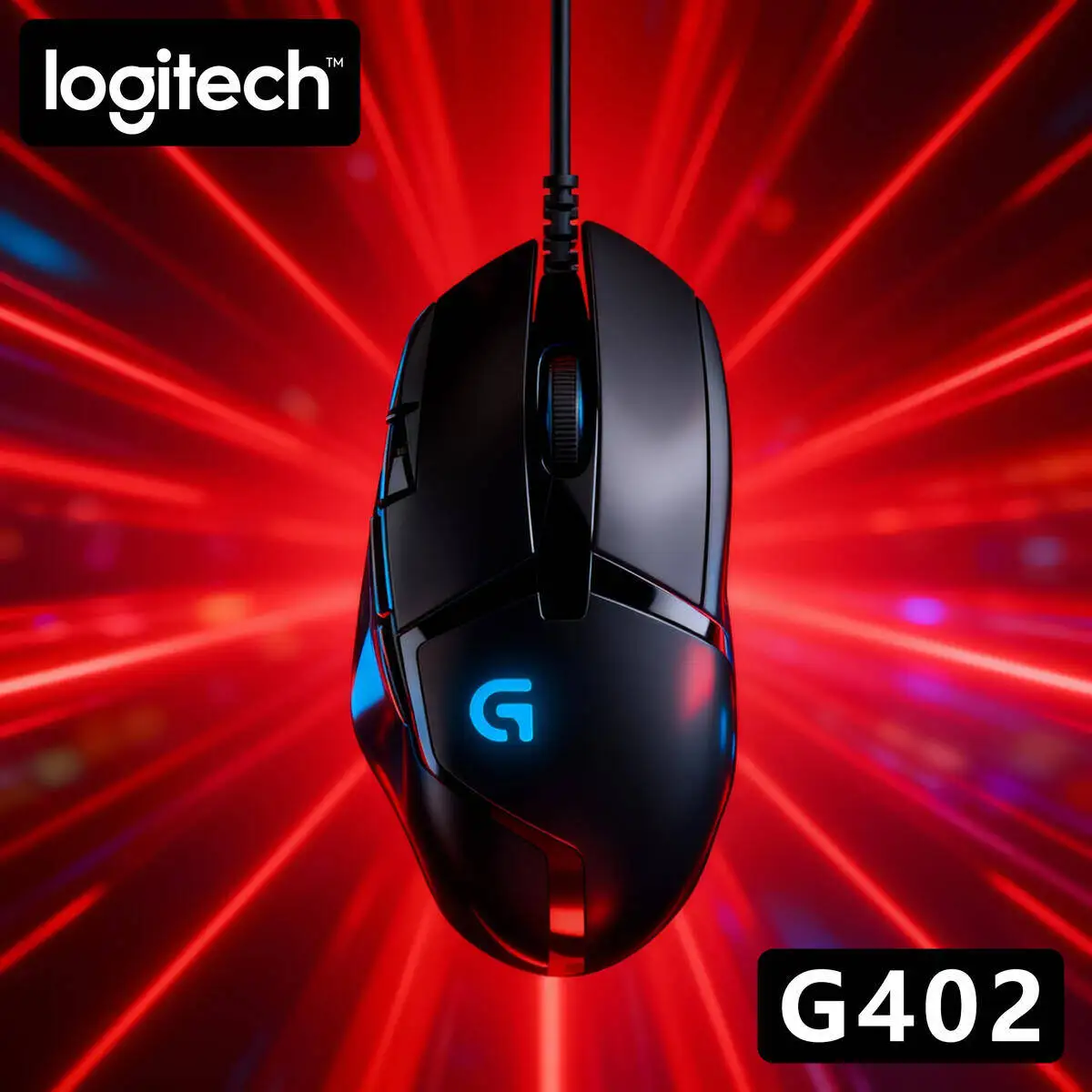 

Проводная мышь Logitech G402, киберспортивная игра, посвященная редактируемым макрокомпьютером, настольным ноутбуком, ест курицы CSGO