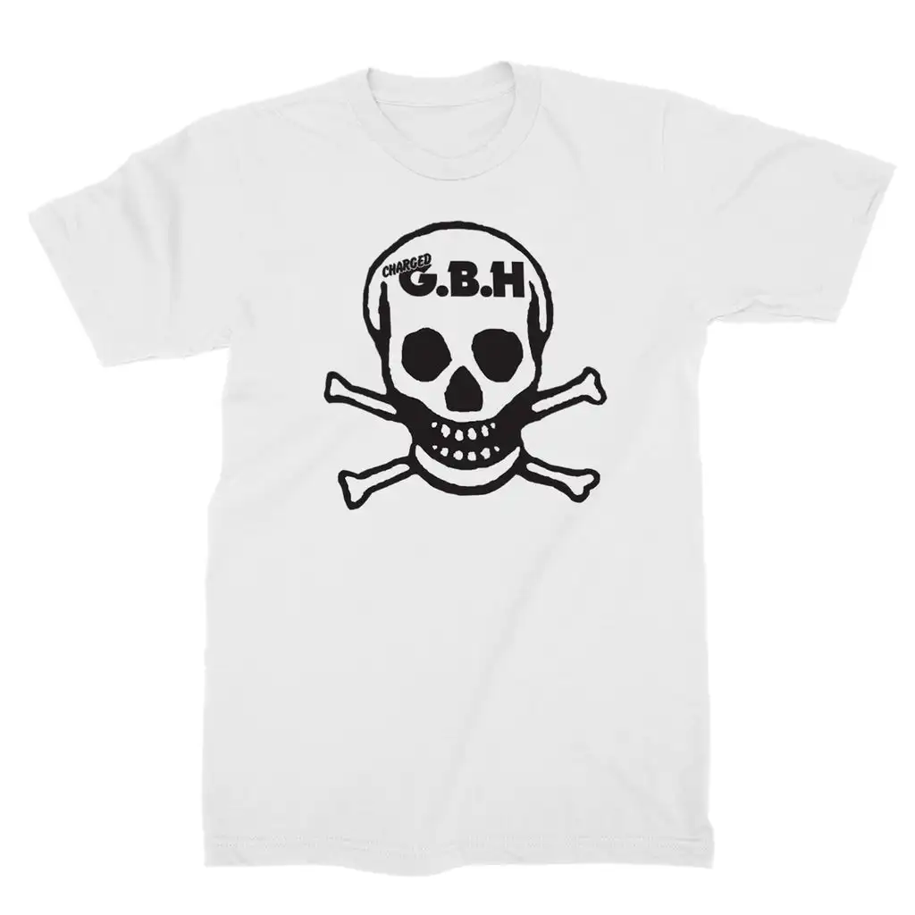 Pop Charged GBH Graphic Cotton Band Shirt Unisex Summer Short Sleeve Fashion Brand Tee Luxury Casual Vintage Tees