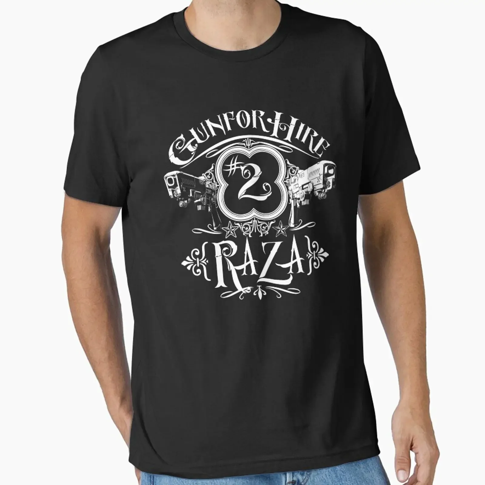 Raza Gun For Hire 2 Essential T Shirt vintage Washed designer clothes Top For Everyday Wear Casual fashion Comfortable