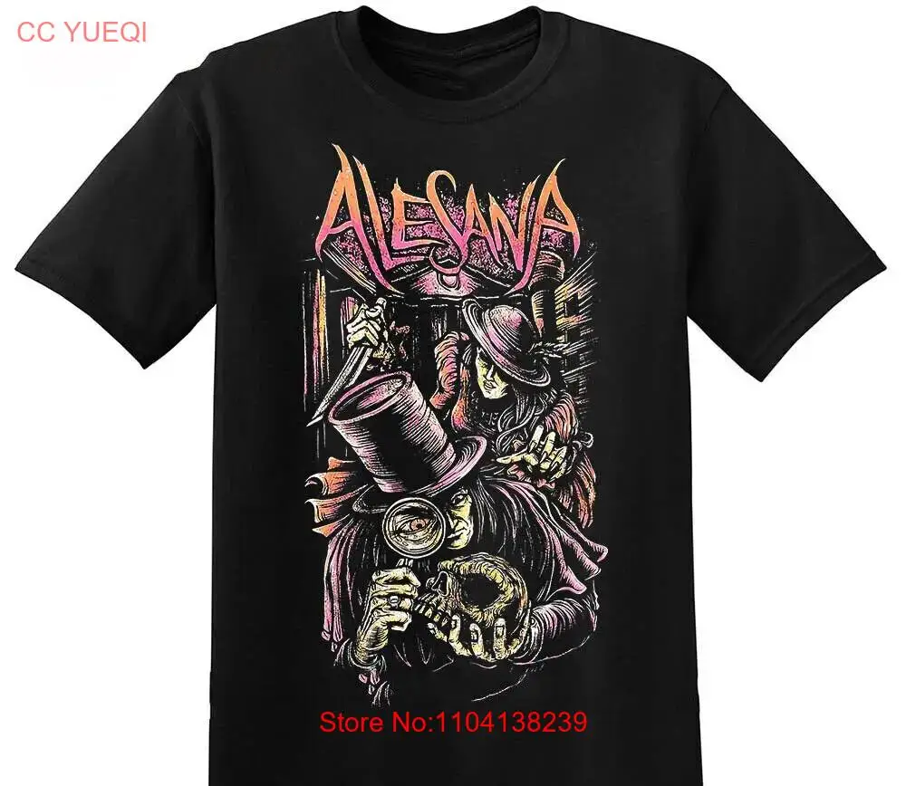 Vintage Alesana Band Black cotton unisex T-Shirt, Fullsize