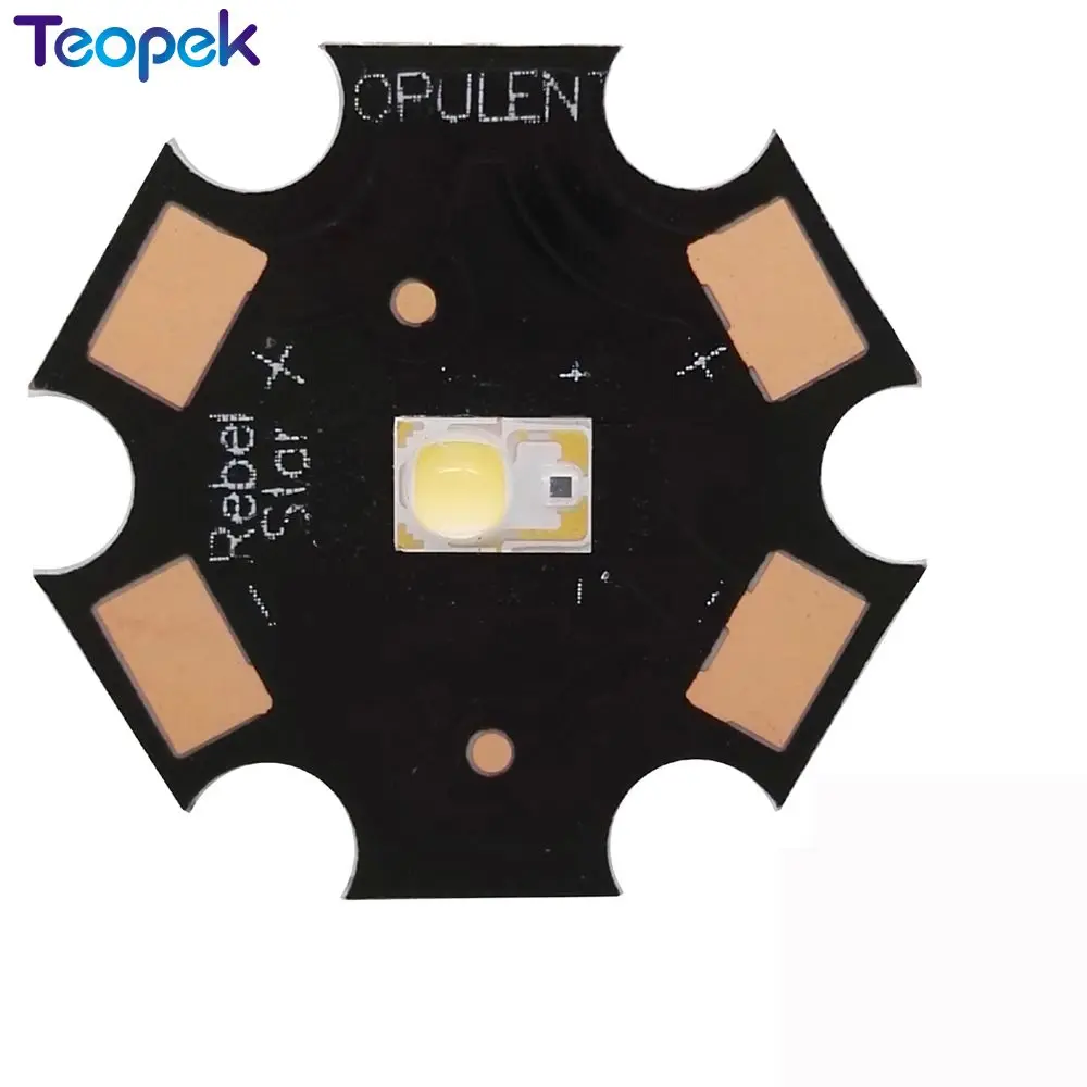 10pcs 3W High Power LED Light Emitter Chip LUMILEDS LUXEON Rebel White Warm White Red Green Royal Blue Amber Color On 20mm PCB