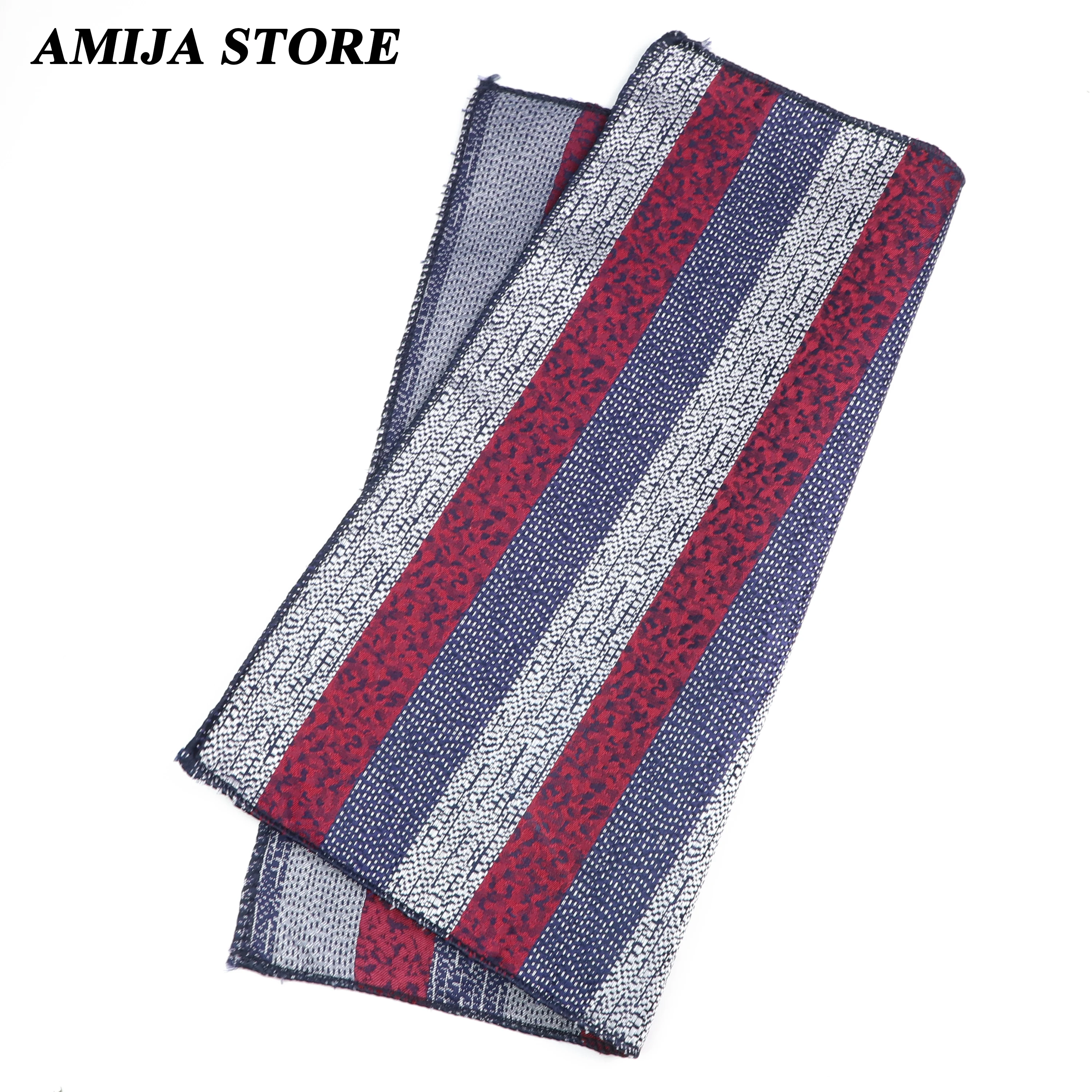 25*25CM Luxury Men\'s Handkerchief Plaid Dot Striped Floral Hankies Polyester Hanky Business Pocket Square Chest Towel Wedding