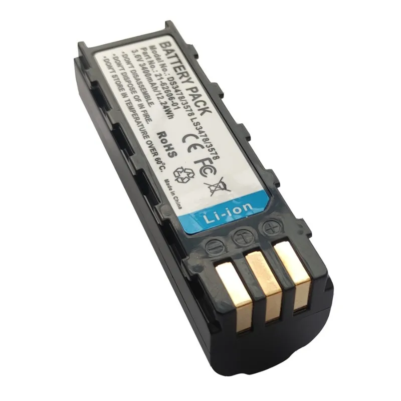 Practical 21‑6 2606‑01 Replacement Battery For Xunbao DS3578 LS3478 Handheld Barcode Data Collector Business Spare Part