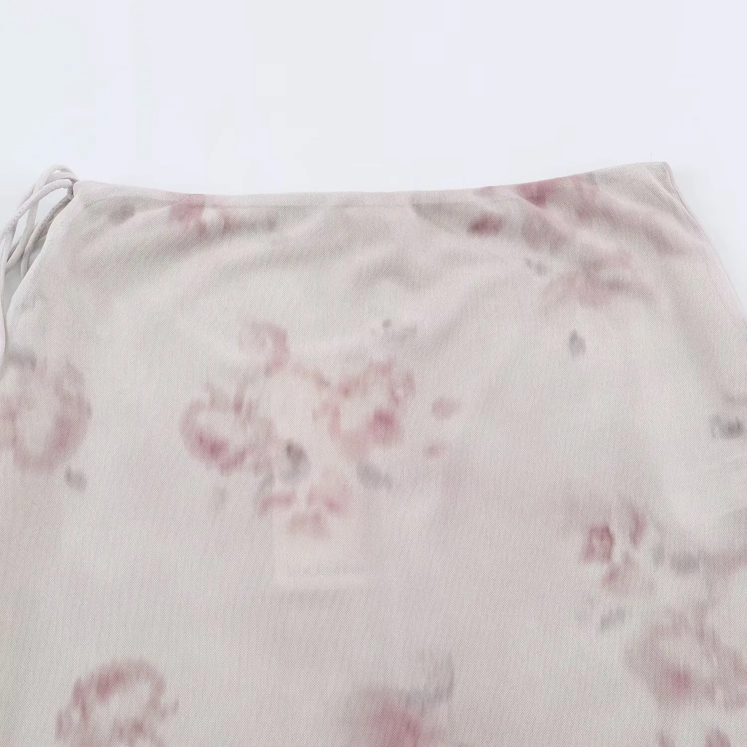 JNLEAOG Summer New Fashionable Floral Silk Mesh Midi Skirt Women's Clothing Elegant Versatile Midi Skirt for Casual Wear